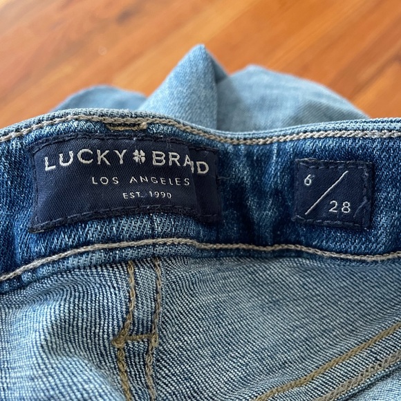 Lucky brand cropped jeans size 6/28 - Picture 2 of 3
